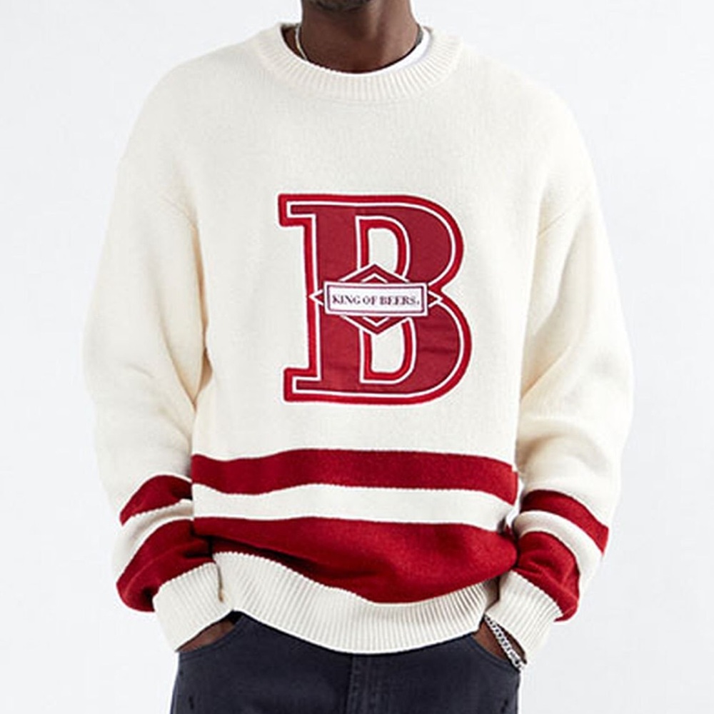 Pacsun Budweiser By PacSun King Of Beers Sweater - Size M